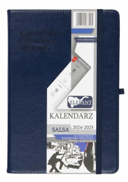 Kalendarz Pedagoga 2024/2025 Salsa A5 tygodniowy granatowy