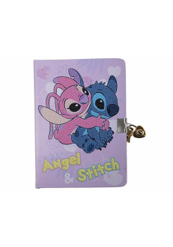 Sekretny Pamiętnik z mozaiką diamentową Stitch ...