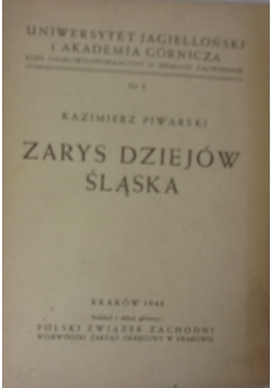Zarys dziejów Śląska,1945r