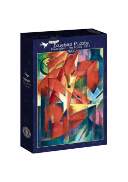Puzzle 1000 Czerwone lisy, Franz Marc 1913