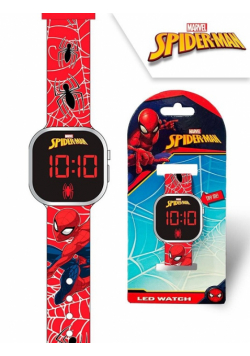 Zegarek LED z kalendarzem Spiderman SPD4719