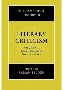 The Cambridge History of Literary Criticism