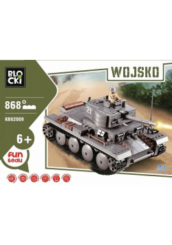 Klocki Blocki Wojsko Czołg 868 elementów