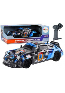 Autko RC 1:18 niebiskie
