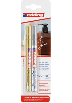 Marker olejowy połyskujący 1-2mm 2 kolory