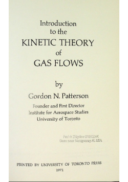 Introduction to the Kinetic Theory of Gas Flows