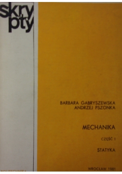 Mechanika, część 1