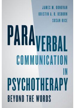 Paraverbal Communication in Psychotherapy