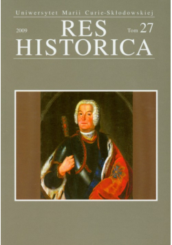 Res Historica tom 27