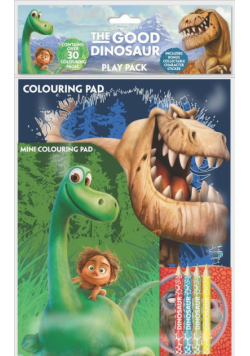 Kolorowanki z kredkami. Good Dinosaur