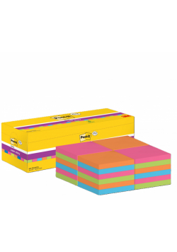 Paczka Karteczki samoprzylepne 76x76mm mix kolorów 24 szt.