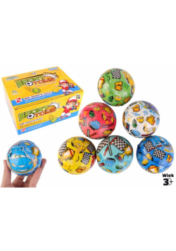 Piłeczka miękka Autka 76mm mix