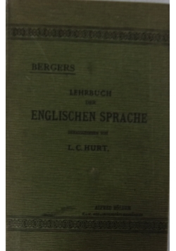 Lehrbuch der englischen sprache, 1913r.