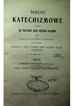Nauki katechizmowe  Tom II 1908 r.
