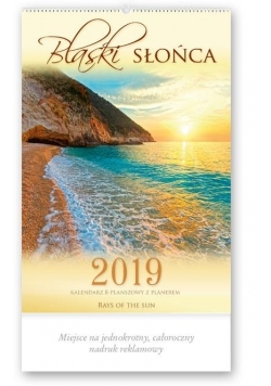 Kalendarz 2019 Reklamowy Blaski Słońca RE3