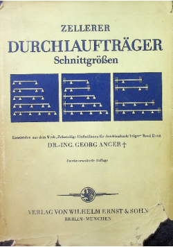 Durchlaufträger Schnittgrössen