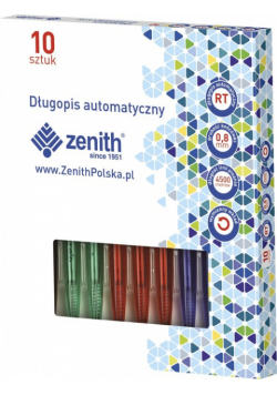 Długopis Zenith 5 Transparent 10 sztuk