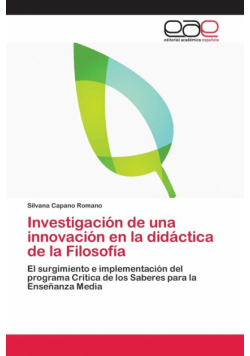Investigación de una innovación en la didáctica de la Filosofía