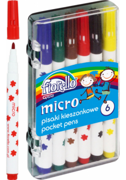 Pisaki Micro - malutkie 6 sztuk