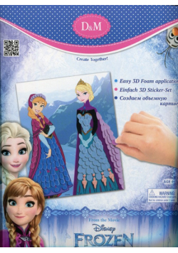 Kraina Lodu Obrazek 3D Anna / Elsa
