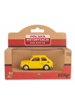 PRL Fiat 126P Żółty