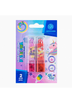 Zapachowa gumka Astrakids Unicorn szminka 2 szt.mix