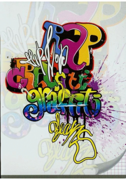 Zeszyt A5 w kratkę 32 kartki Graffiti