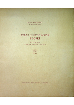 Atlas historyczny Polski Mazowsze