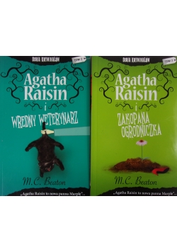 Aghata Raisin i wredny weterynarz / Agata Raisin i zakopana ogrodniczka , zestaw dwóch książek