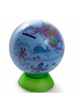 Baby Bank globus skarbonka 11 cm