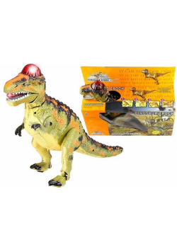 Chodzący duży Dinozaur na baterie Świecąca Głowa