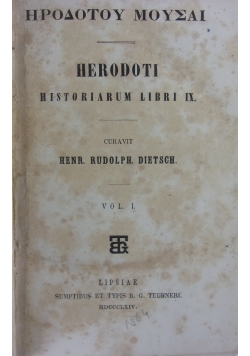 Herdoti historiarum libri IX,1864r.