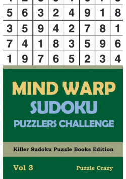 Mind Warp Sudoku Puzzlers Challenge Vol 3