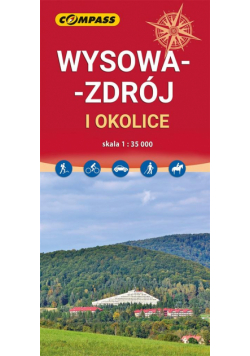 Mapa - Wysowa-Zdrój i okolice 1:35 000