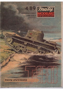 Mały modelarz Nr 4 / 89 Radziecki czołg pływający T 38 M2