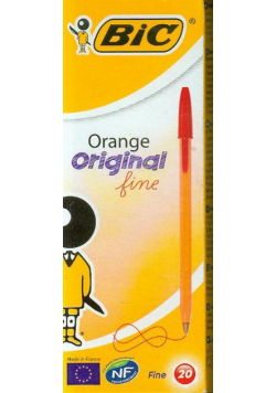 Długopis Orange Original Czerwony Pudełko 20 sztuk