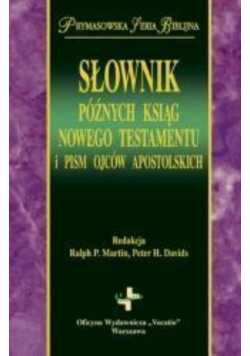 Słownik późnych ksiąg Nowego Testamentu i pism ojców apostolskich