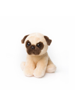 Mops piesek siedzący 15 cm