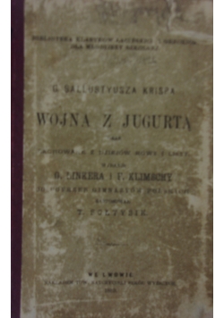 Wojna z Jugurtą oraz zachowane z Dziejów mowy i listy