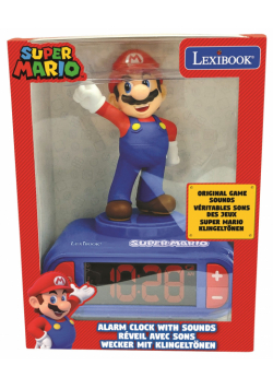 Budzik cyfrowy z lampką nocną Super Mario i efektami dźwiękowymi RL800NI