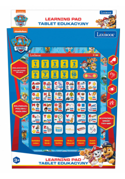 Dwujęzyczny tablet edukacyjny Psi Patrol JCPAD002PAi17