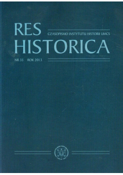 Res Historica Tom 35