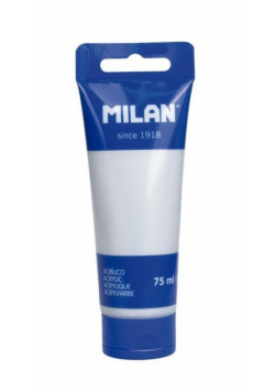 Farba akrylowa w tubce 75ml srebrna MILAN