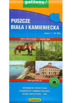 Puszcze Biała i Kamieniecka Mapa turystyczna 1: 60 000