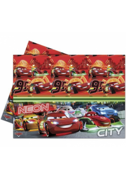 Obrus plastikowy Cars Neon 120x180 cm KK