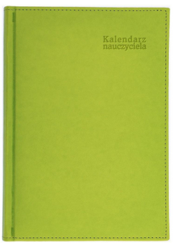 Kalendarz naucz. 2024/2025 B5 tyg. Vivella seledyn