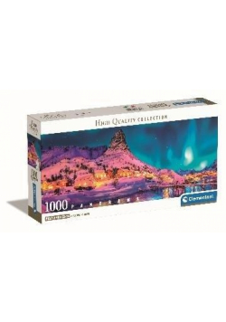 Puzzle 1000 Panorama Colorful Night Lofoten Island