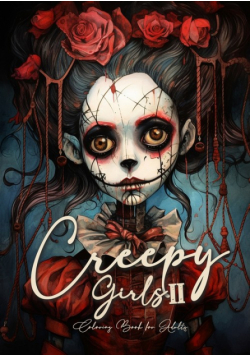 Creepy Girls Coloring Book for Adults 2
