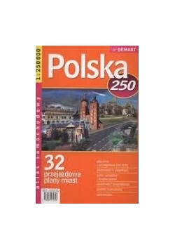 Atlas samochodowy. Polska 32 przejazdowe plany miast