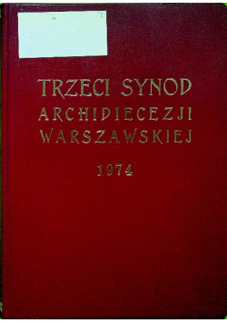 Trzeci Synod Archidiecezji Warszawskiej 1974